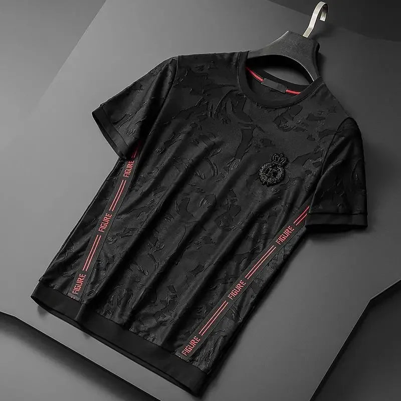 Fashion Sommer T-Shirt Luxus Herren Vintage Shirt Rundhals Streetwear Tank Top