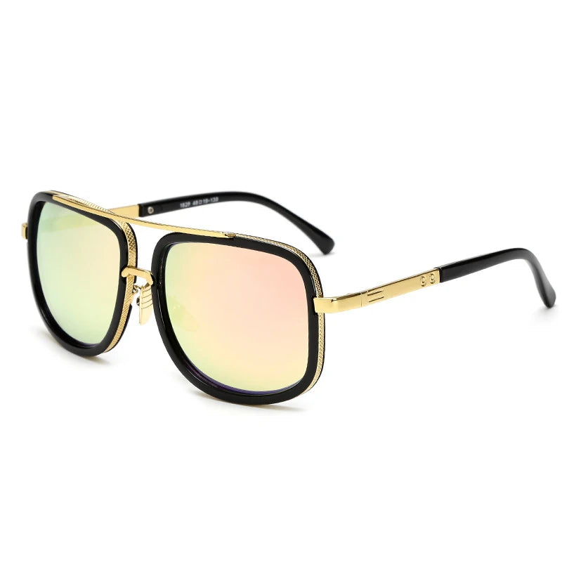 Herren Designer Sonnenbrille Polarisierte Pilotenbrille Retro Brille UV400