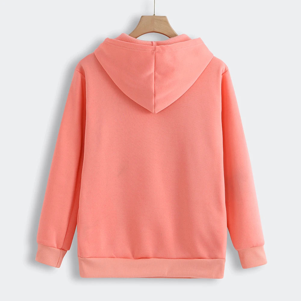 Damen Kapuzenpullover Unisex Hoodie Pulli Kapuzenpulli Streetwear Pullover