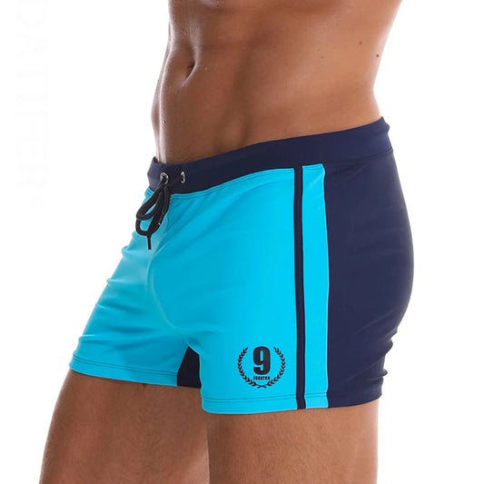 Heiße Badebekleidung Herren Atmungsaktive Badeanzüge Mann Badehose Boxershorts Sunga Badeanzüge Maillot De Bain Strandshorts