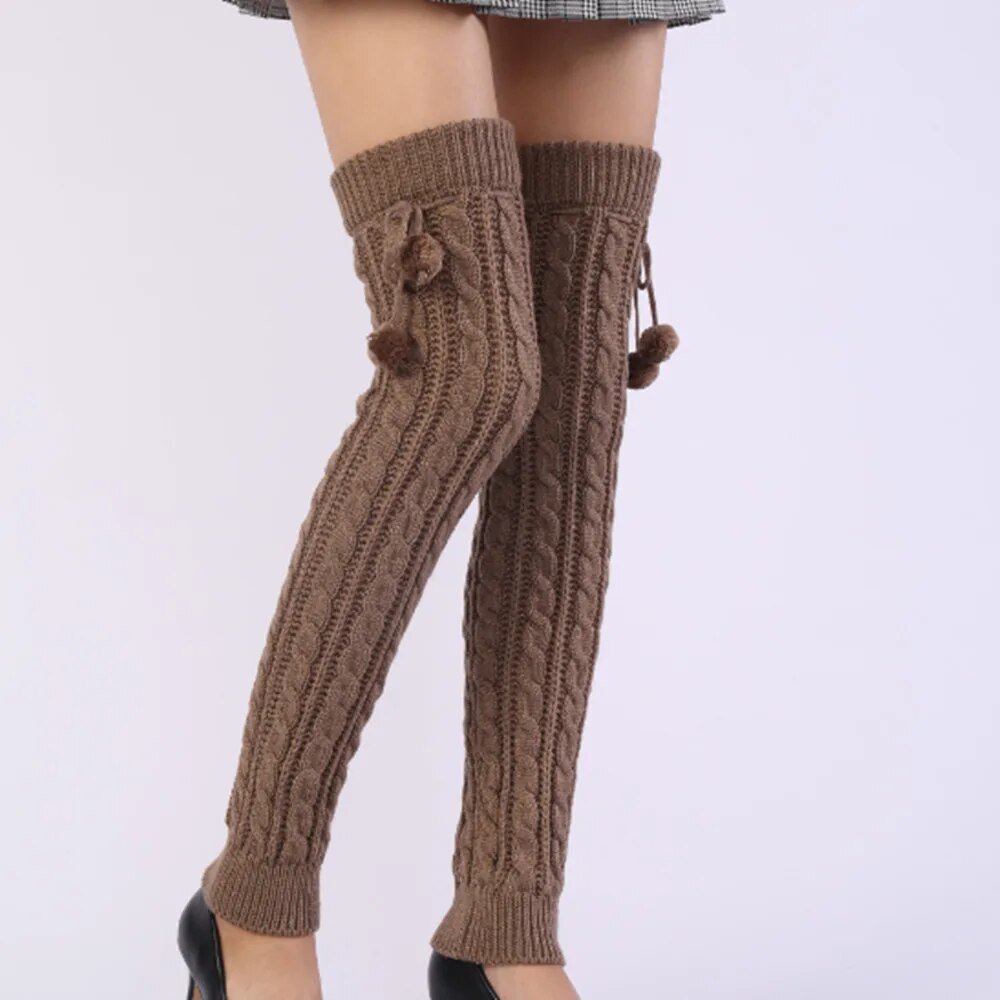 Stulpen Beinwärmer Beinstulpen Beinlinge Häkeln Strümpfe Overknees Lange Socken