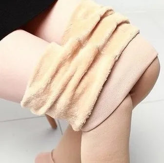 Frauen Winter Warm Thermo Hose Innenfleece Strumpfhose Blickdicht Hosen Leggins