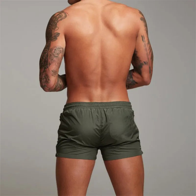Herren Badehose Badeshort Kurze Hose Shorts Schwimmhose 100% Polyester NEU