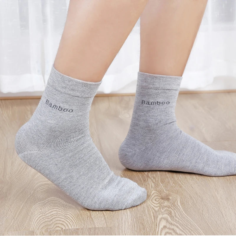 10 Paar Herren Business Socken aus Bambusfaser Atmungsaktives Größe 38-45