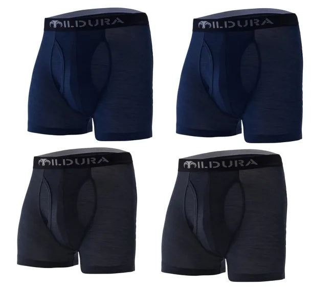1/4er Pack Herren Boxershorts Unterhosen Basic Unterwäsche Boxer Shorts 3XL NEU