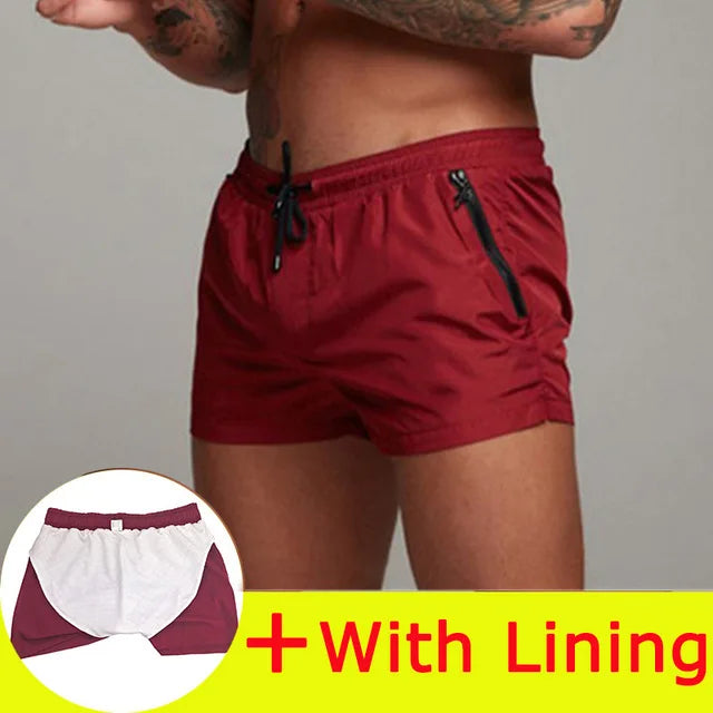 Herren Badehose Badeshort Kurze Hose Shorts Schwimmhose 100% Polyester NEU