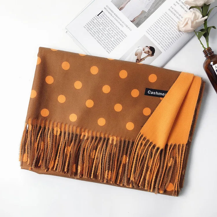 Damen Schal Winterschal Stola Schlauchschal Halstuch Wollschal Strickschal Loop