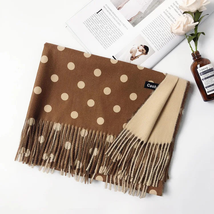 Damen Schal Winterschal Stola Schlauchschal Halstuch Wollschal Strickschal Loop