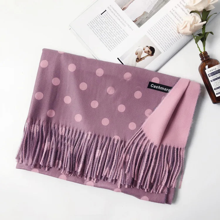 Damen Schal Winterschal Stola Schlauchschal Halstuch Wollschal Strickschal Loop