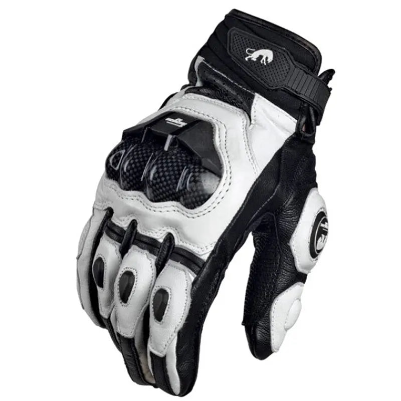 Motorradhandschuhe mit Knöchelprotektor Herren Motorrad Handschuhe Touchscreen