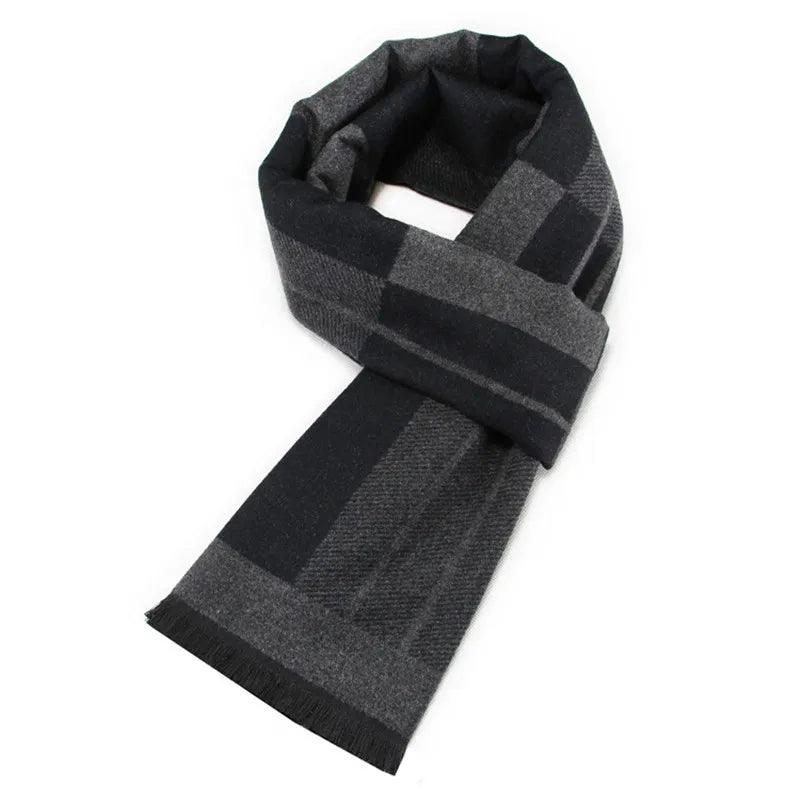 Herren Schal Winterschal Stola Schlauchschal Halstuch Wollschal Strickschal Loop