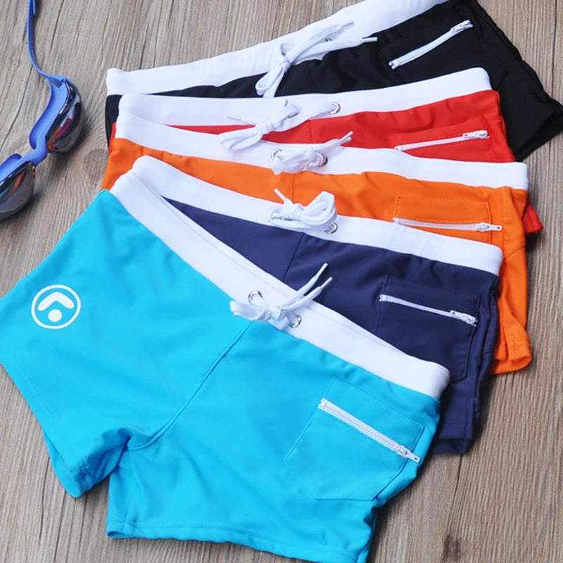 Herren Badehose Badeshort Kurze Hose Shorts Schwimmhose 100% Polyester Bermuda