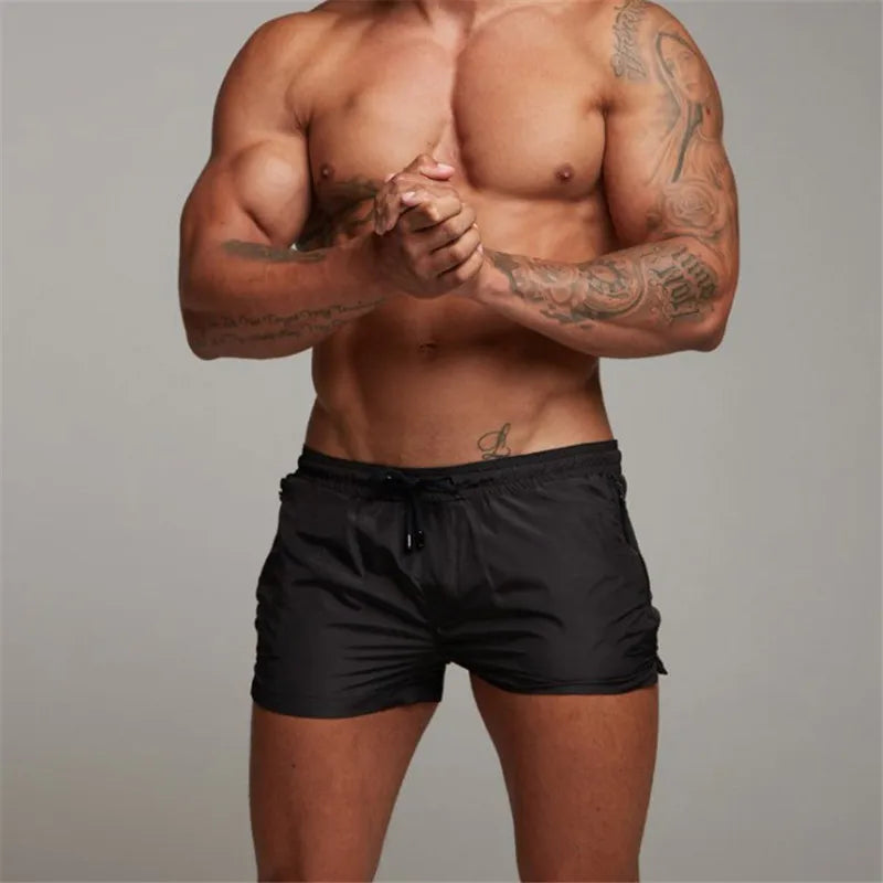 Herren Badehose Badeshort Kurze Hose Shorts Schwimmhose 100% Polyester NEU