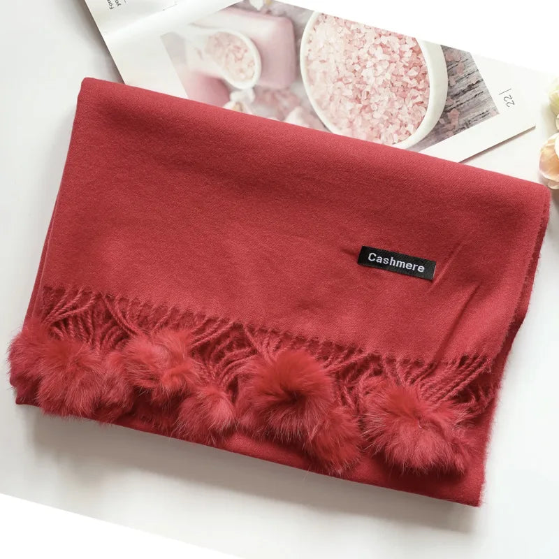 Damen Schal Winterschal Stola Schlauchschal Halstuch Wollschal Strickschal Loop
