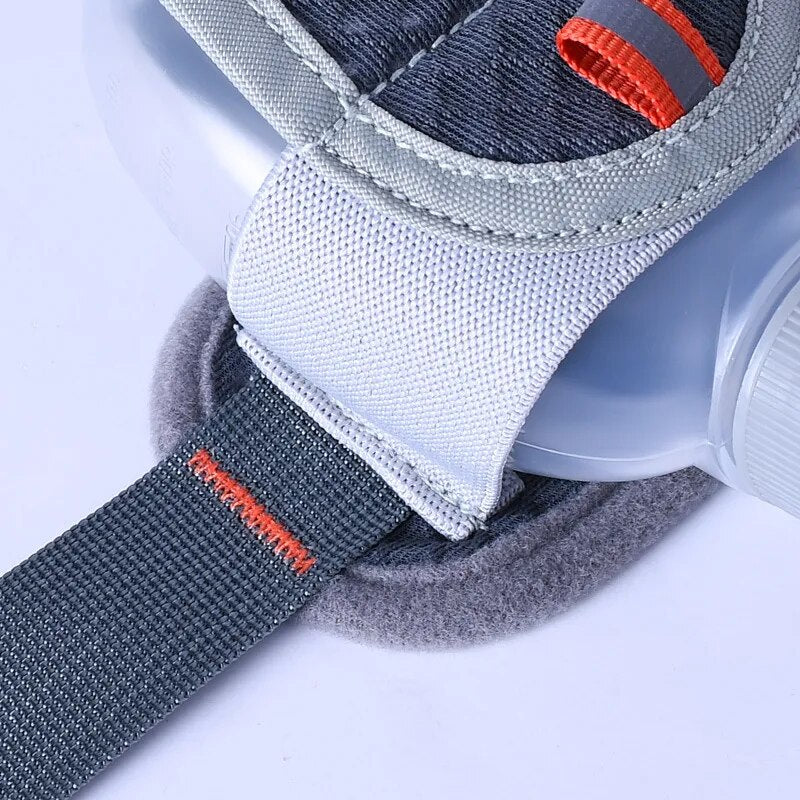 Laufen Gürtel mit 2 Wasserflaschen Taille Pack Reißverschlusstasche Bauch Tasche