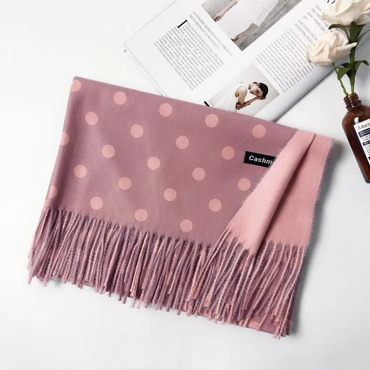 Damen Schal Winterschal Stola Schlauchschal Halstuch Wollschal Strickschal Loop