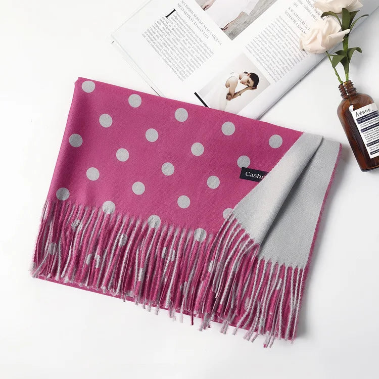 Damen Schal Winterschal Stola Schlauchschal Halstuch Wollschal Strickschal Loop