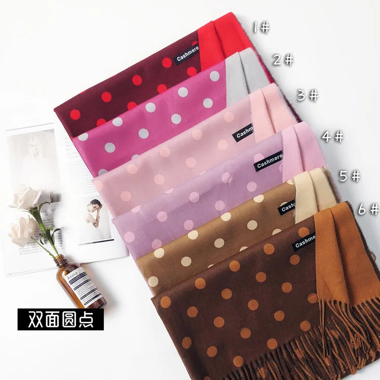 Damen Schal Winterschal Stola Schlauchschal Halstuch Wollschal Strickschal Loop