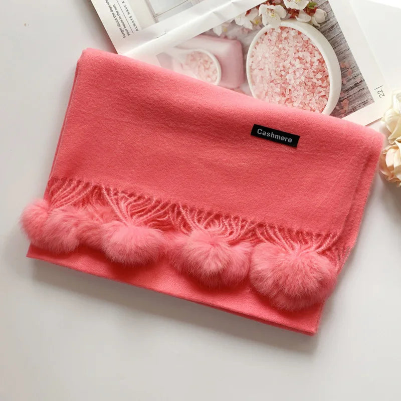 Damen Schal Winterschal Stola Schlauchschal Halstuch Wollschal Strickschal Loop