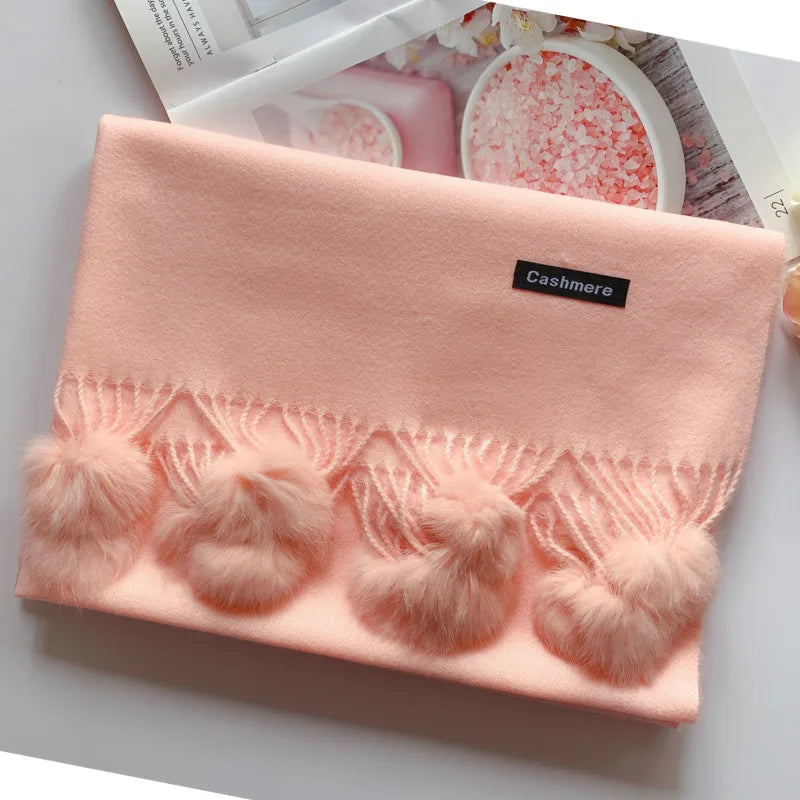 Damen Schal Winterschal Stola Schlauchschal Halstuch Wollschal Strickschal Loop