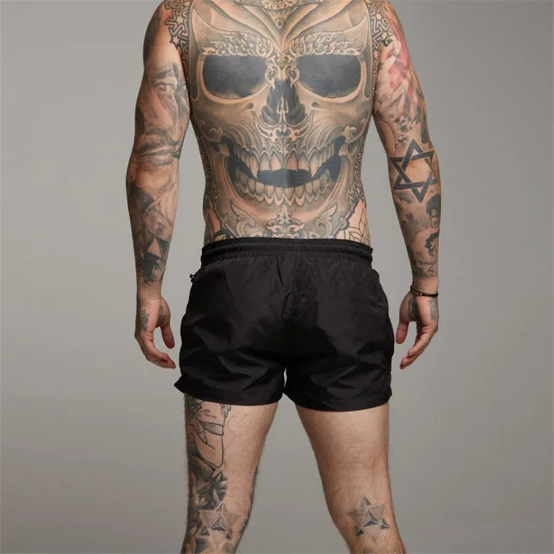 Herren Badehose Badeshort Kurze Hose Shorts Schwimmhose 100% Polyester NEU