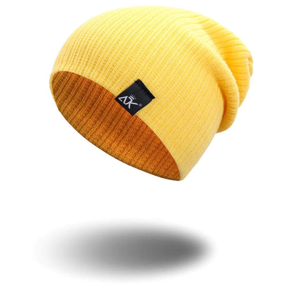 Warme Damen Herren Wintermütze Woll Mütze Strickmütze Kappe Hut Unisex
