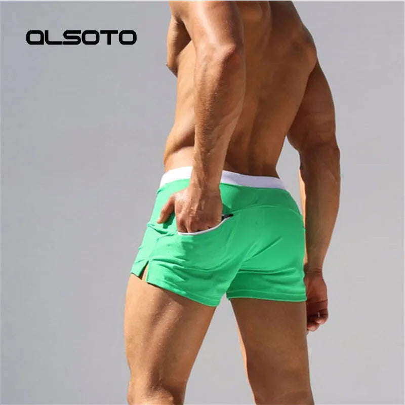 Herren Badehose Badeshort Kurze Hose Shorts Schwimmhose 100% Polyester Bermuda