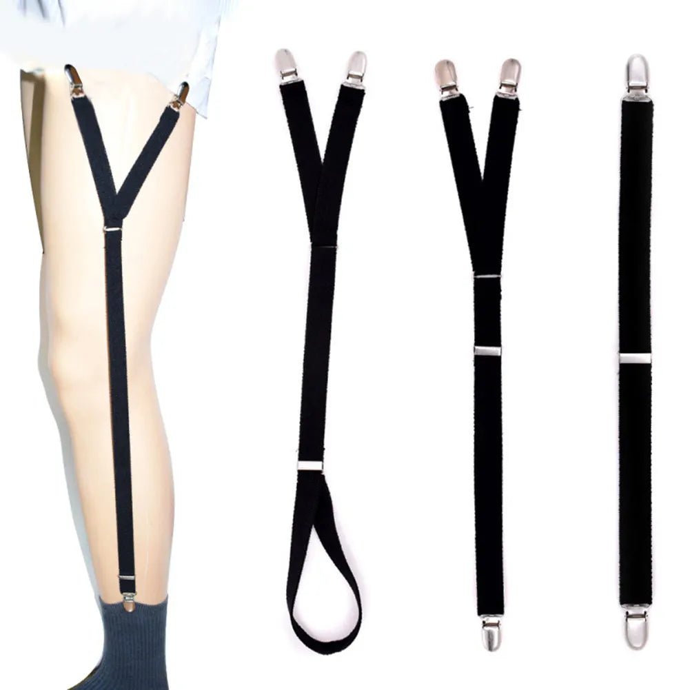 Verstellbarer Hemd halter Hosenträger Bein Hosenträger Hemdhalter