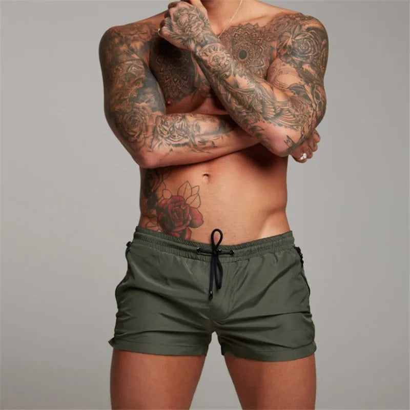 Herren Badehose Badeshort Kurze Hose Shorts Schwimmhose 100% Polyester NEU