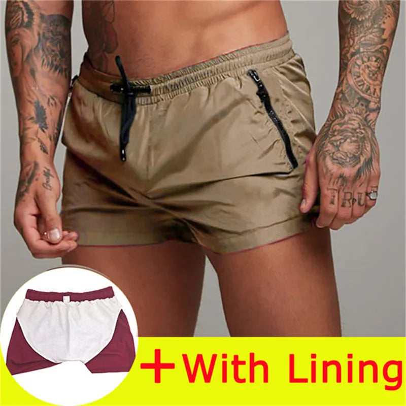 Herren Badehose Badeshort Kurze Hose Shorts Schwimmhose 100% Polyester NEU