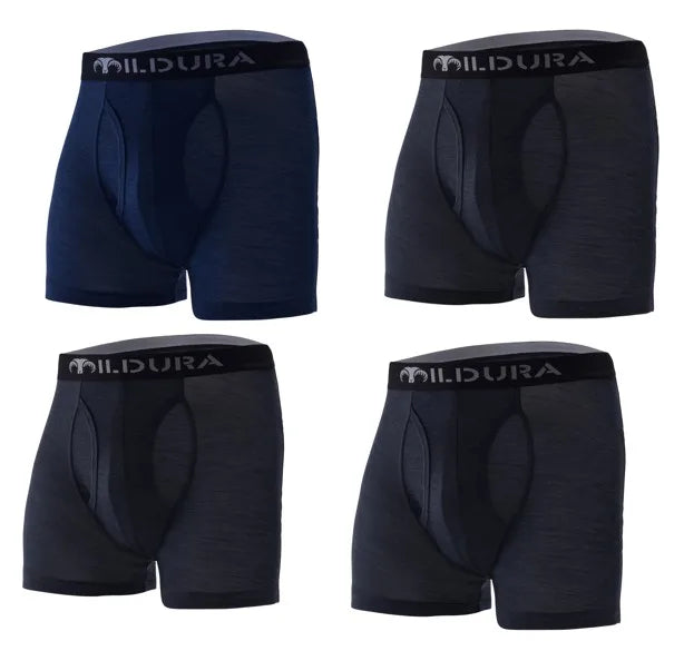 1/4er Pack Herren Boxershorts Unterhosen Basic Unterwäsche Boxer Shorts 3XL NEU