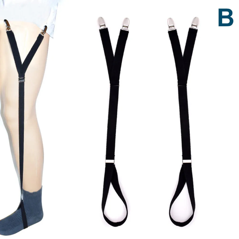 Verstellbarer Hemd halter Hosenträger Bein Hosenträger Hemdhalter