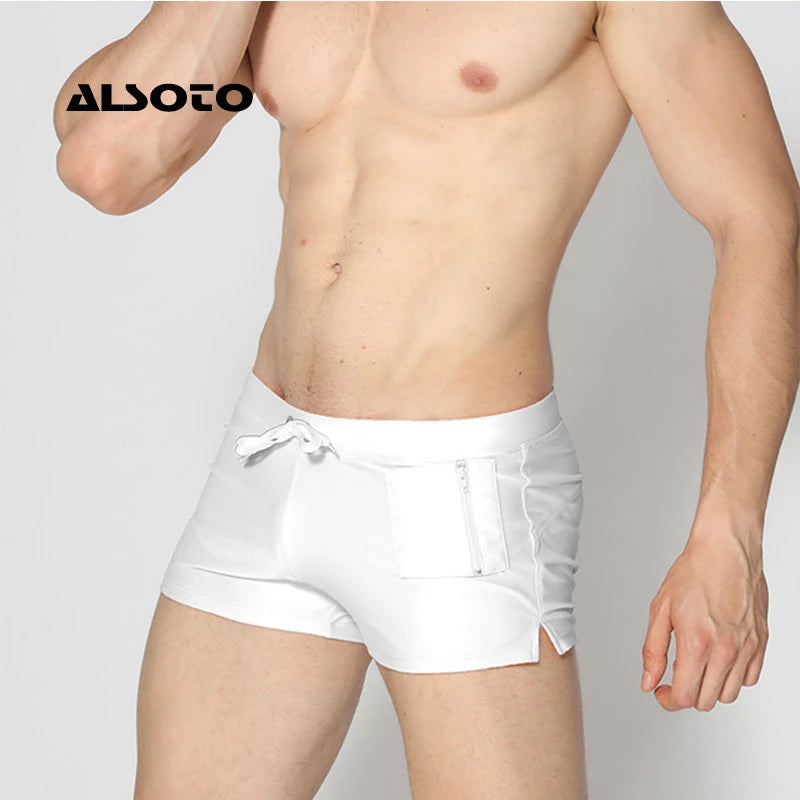 Costume Mare Uomo Pantaloncini corti Boxer Shorts Bagno Slip Interno Piscina
