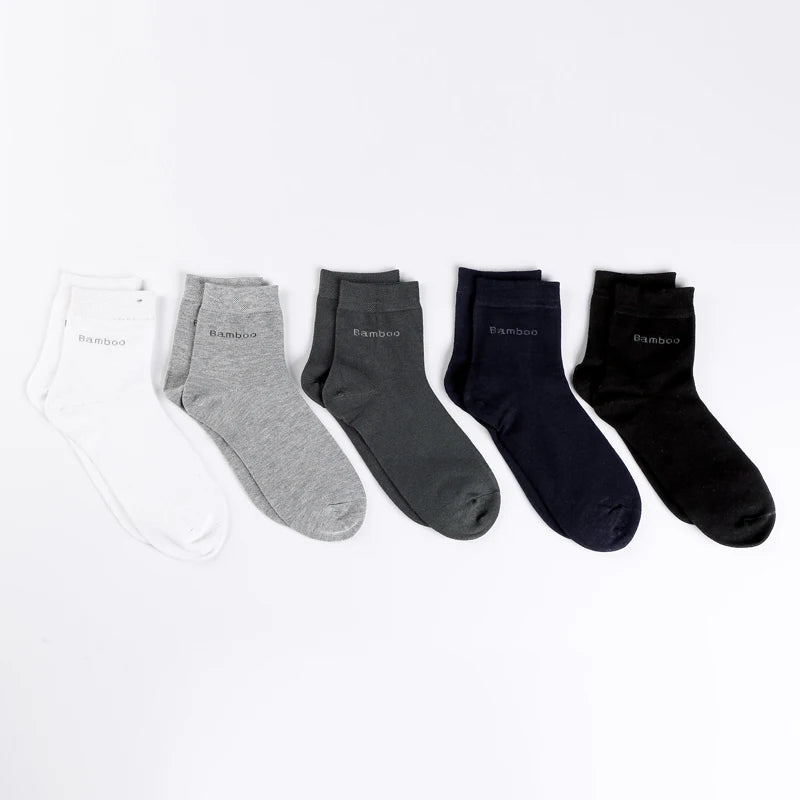 10 Paar Herren Business Socken aus Bambusfaser Atmungsaktives Größe 38-45