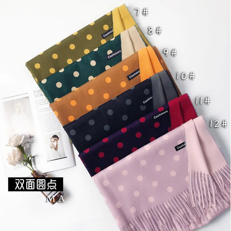 Damen Schal Winterschal Stola Schlauchschal Halstuch Wollschal Strickschal Loop