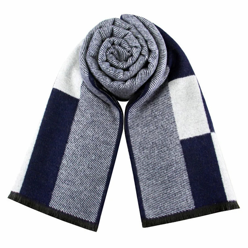 Herren Schal Winterschal Stola Schlauchschal Halstuch Wollschal Strickschal Loop