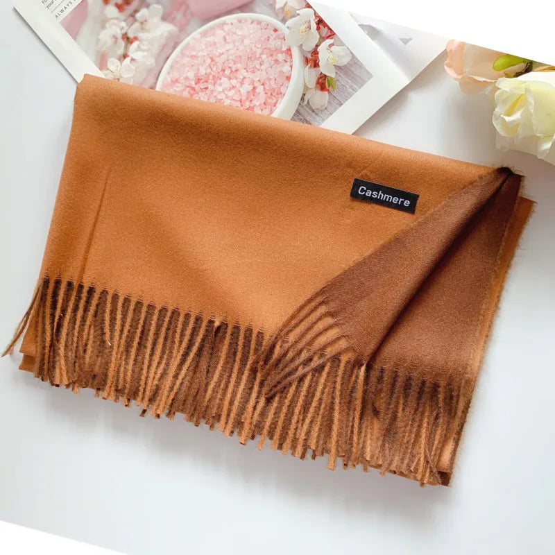 Damen Schal Winterschal Stola Schlauchschal Halstuch Wollschal Strickschal Loop