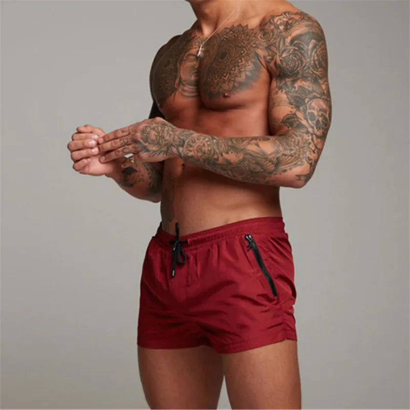 Herren Badehose Badeshort Kurze Hose Shorts Schwimmhose 100% Polyester NEU