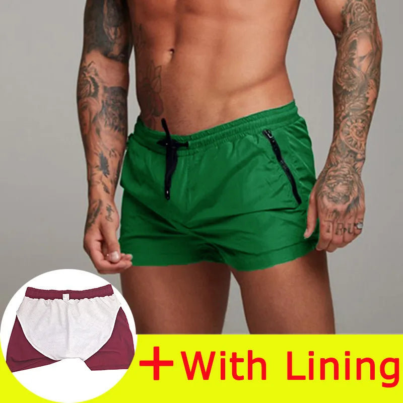 Herren Badehose Badeshort Kurze Hose Shorts Schwimmhose 100% Polyester NEU