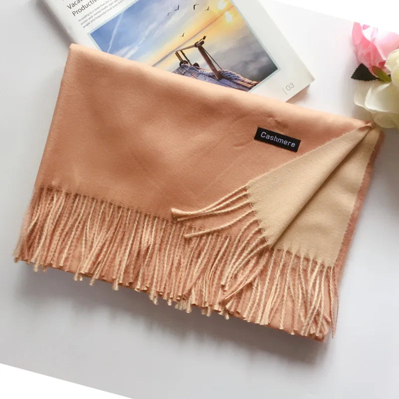 Damen Schal Winterschal Stola Schlauchschal Halstuch Wollschal Strickschal Loop