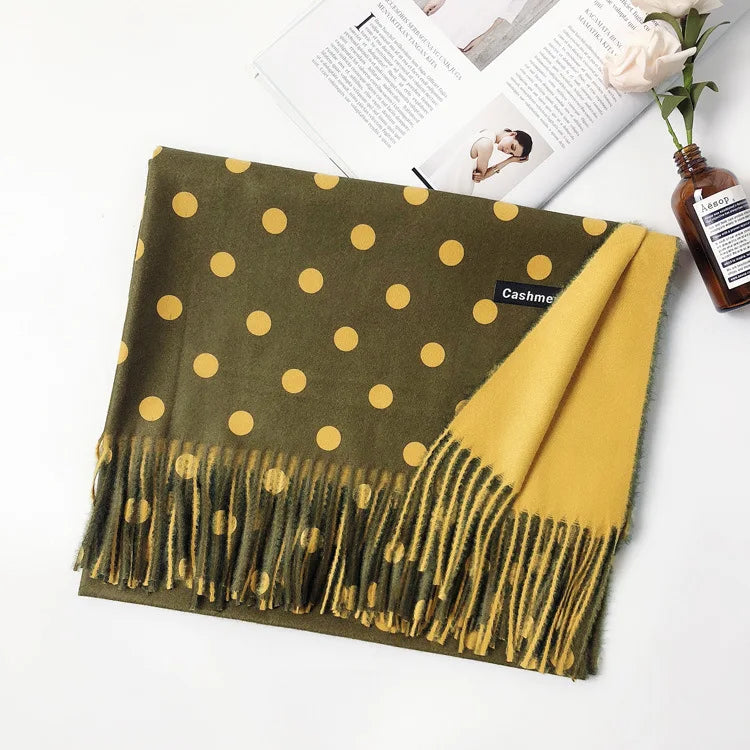 Damen Schal Winterschal Stola Schlauchschal Halstuch Wollschal Strickschal Loop