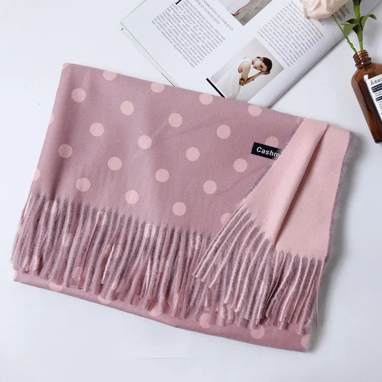 Damen Schal Winterschal Stola Schlauchschal Halstuch Wollschal Strickschal Loop