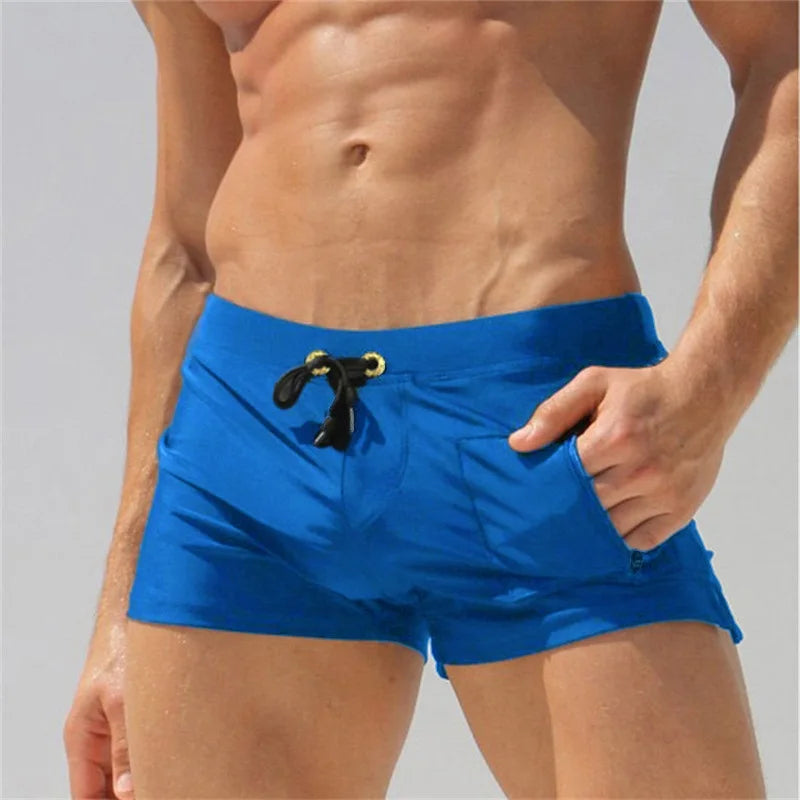 Herren Badehose Badeshort Kurze Hose Shorts Schwimmhose 100% Polyester NEU