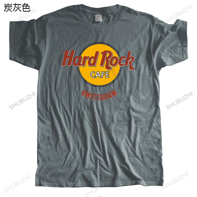 Herren Fashion Hard Rock Cafe 3D T-Shirt Rundhals Unisex Sommer Streetwear