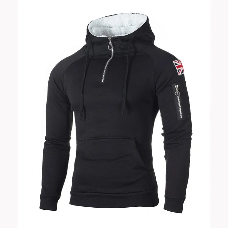 Männer Kapuzenpullover Sweatjacke Hoodie Sweatshirt Pullover Winter Pulli Herren