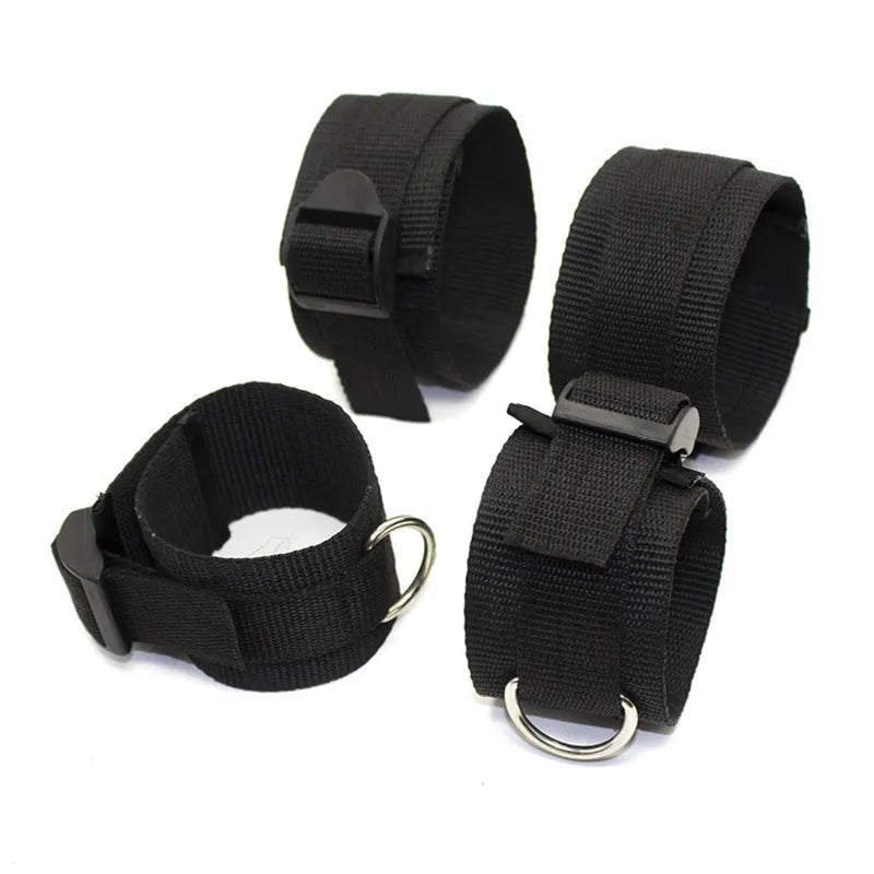 BDSM Bondage Set Fesselset SM Peitsche Halsband Handschellen Sexspielzeug