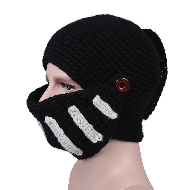 Warme Herren Damen Wintermütze Sparta Woll Mütze Strickmütze Kappe Hut Unisex