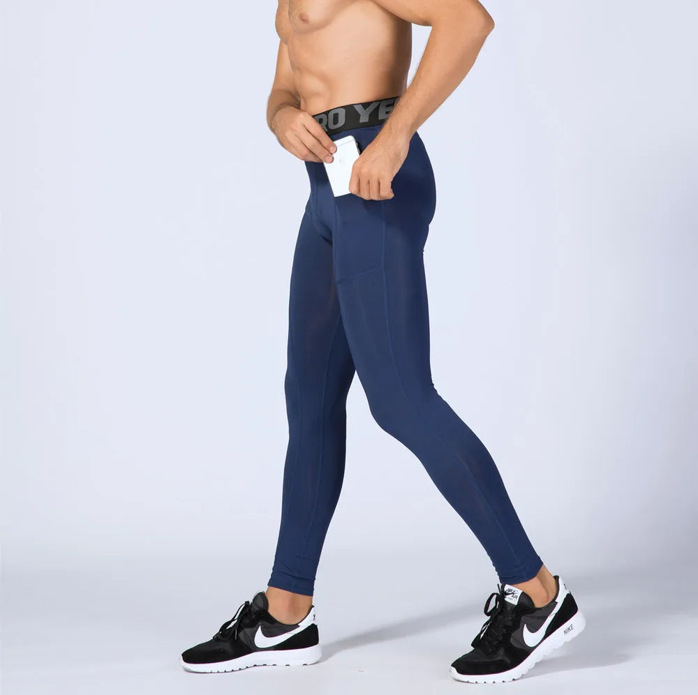 Herren Leggings Sporthose Jogginghose Trainingshose Lauf Hose Kompressionshose