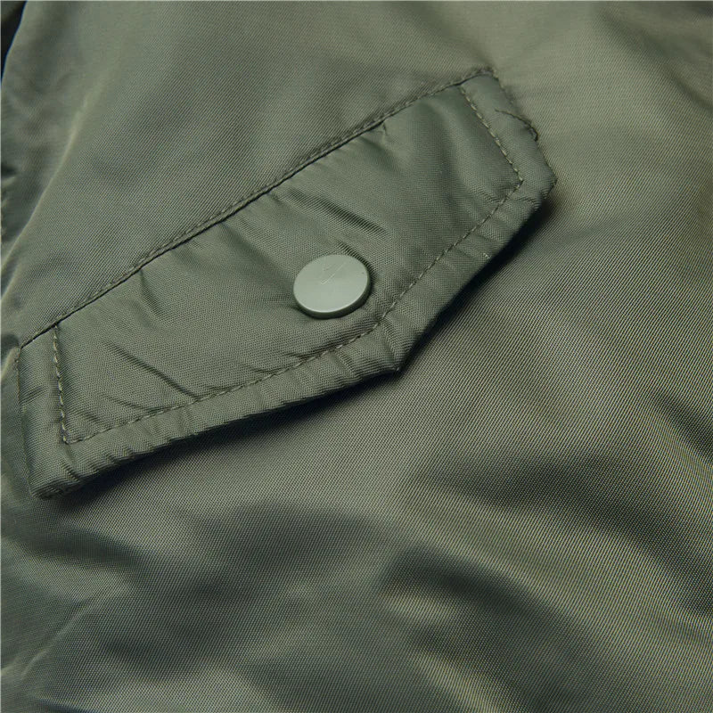 Jungen Mädchen Kinder US Army Ma-1 Bomber Jacke Fliegerjacke Pilotenjacke
