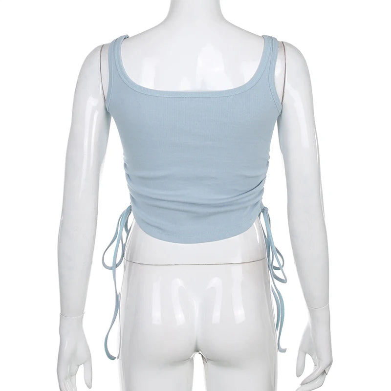 Damen Top Ärmellose Neckholder-Top Tank Top Shirt Trägertop Oberteil Blusen